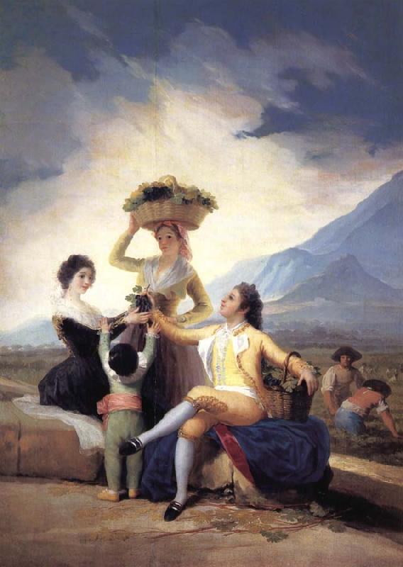Francisco Goya Autumn oil painting image